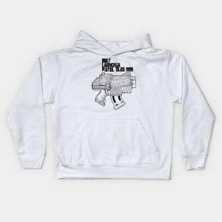 Bolt Launcher Blk Kids Hoodie